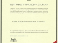 Wojciech-Goslinski-opinie-firma-remontowa-certyfikat-firma-godna-zaufania